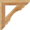 Ekena Millwork Olympic Slat Rough Sawn Bracket, Western Red Cedar, 4"W x 24"D x 24"H BKT04X24X24OLY06RWR - alternate 3